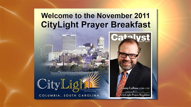 CityLight Prayer Breakfast November 2011 - Jimmy LaRose 110311