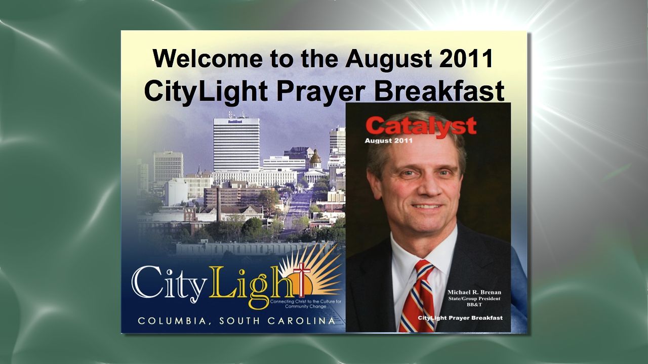 CityLight Prayer Breakfast August 2011 - Mike Brenan 080411