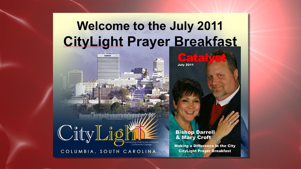CityLight Prayer Breakfast July 2011 - Bishop Croft 070711