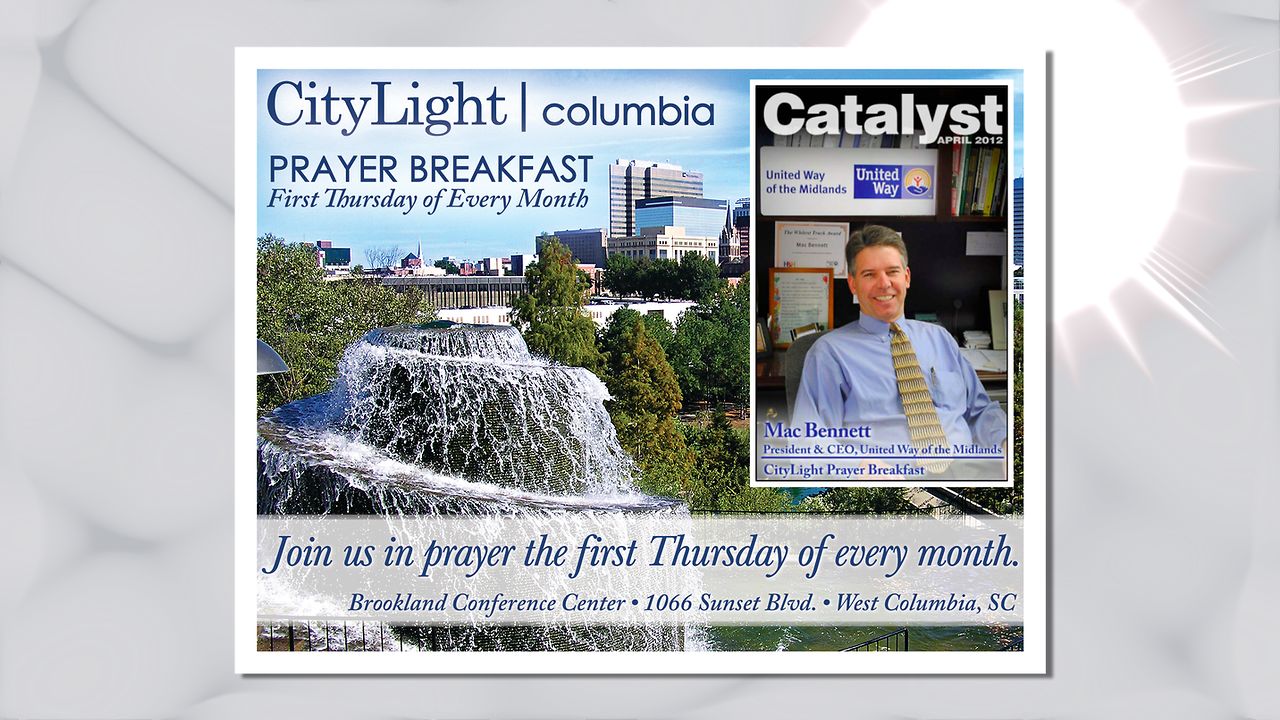 CityLight Prayer Breakfast April 2012 - Mac Bennett 040512